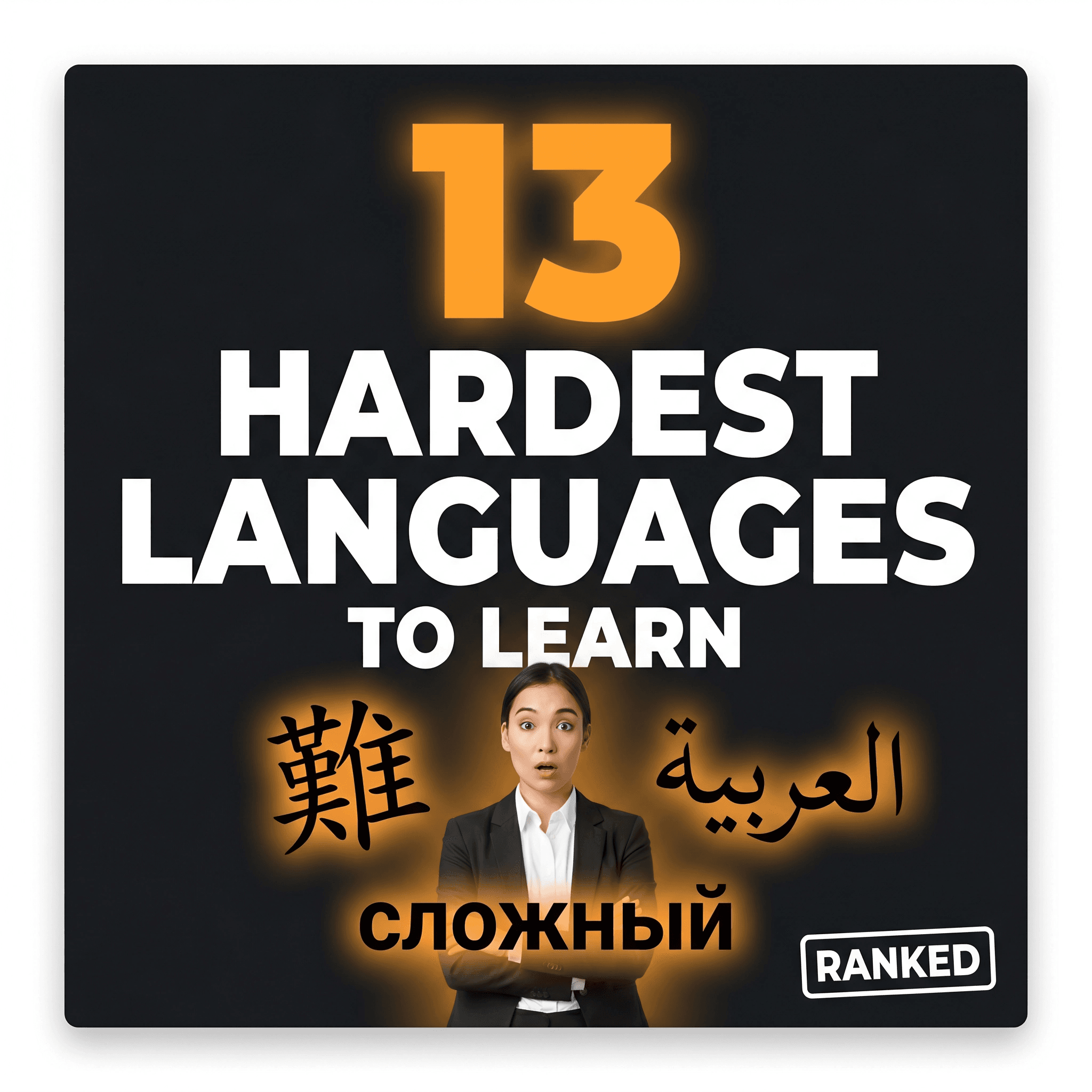 Top 13 Hardest Languages To Learn In The World (For English Speakers)
