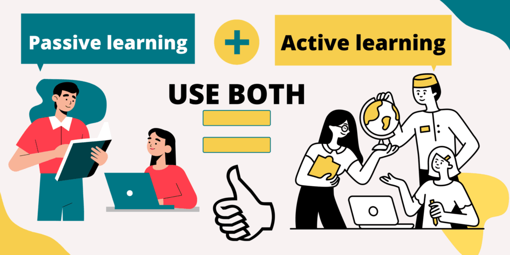 Active vs. Passive learning for English language.