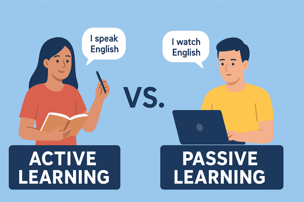 Active Vs. Passive Learning In English