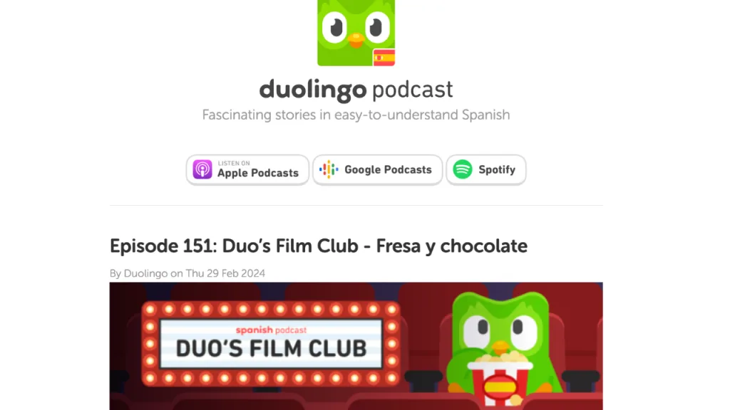 Duolingo podcast