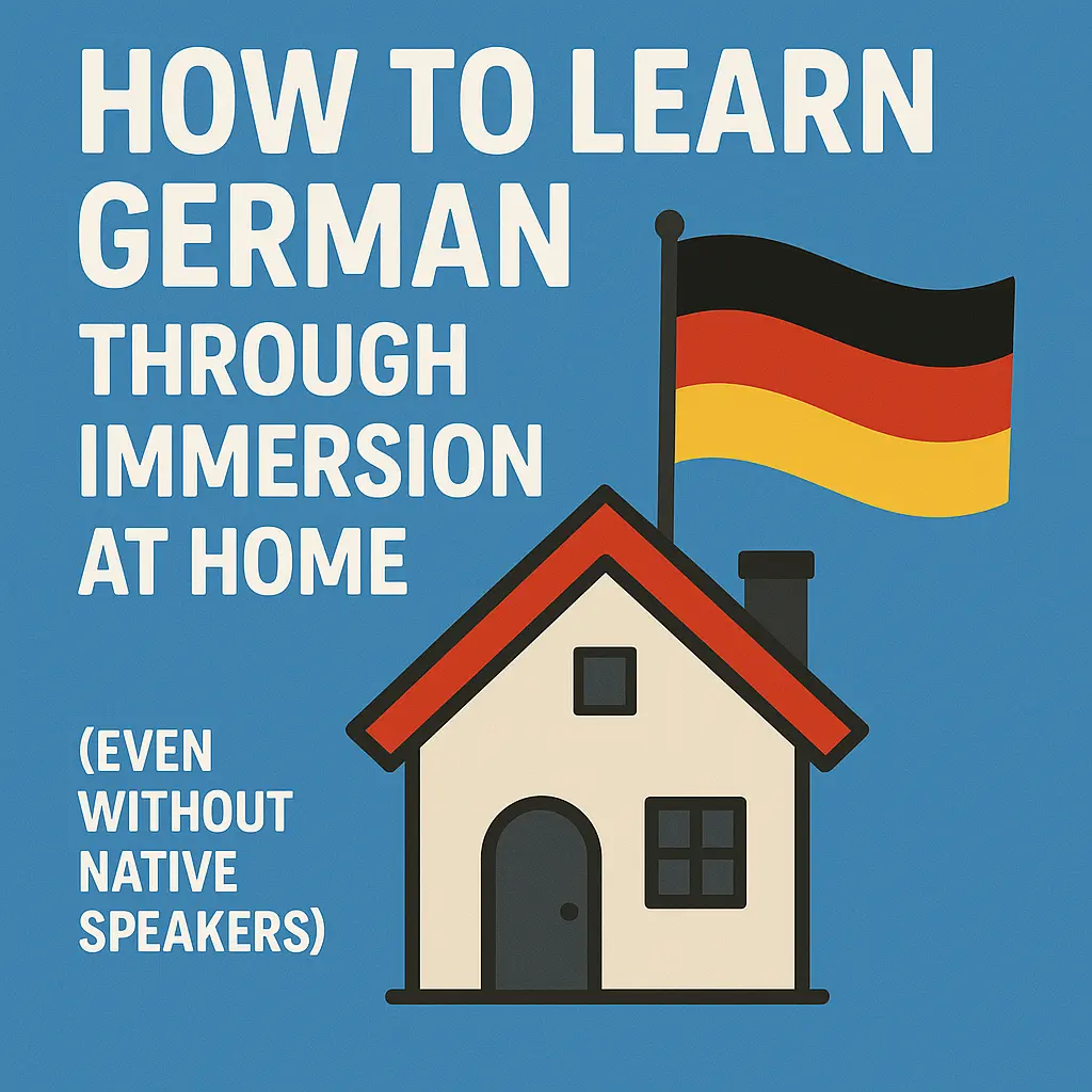 How to Learn German Through Immersion at Home (Even Without Native Speakers)