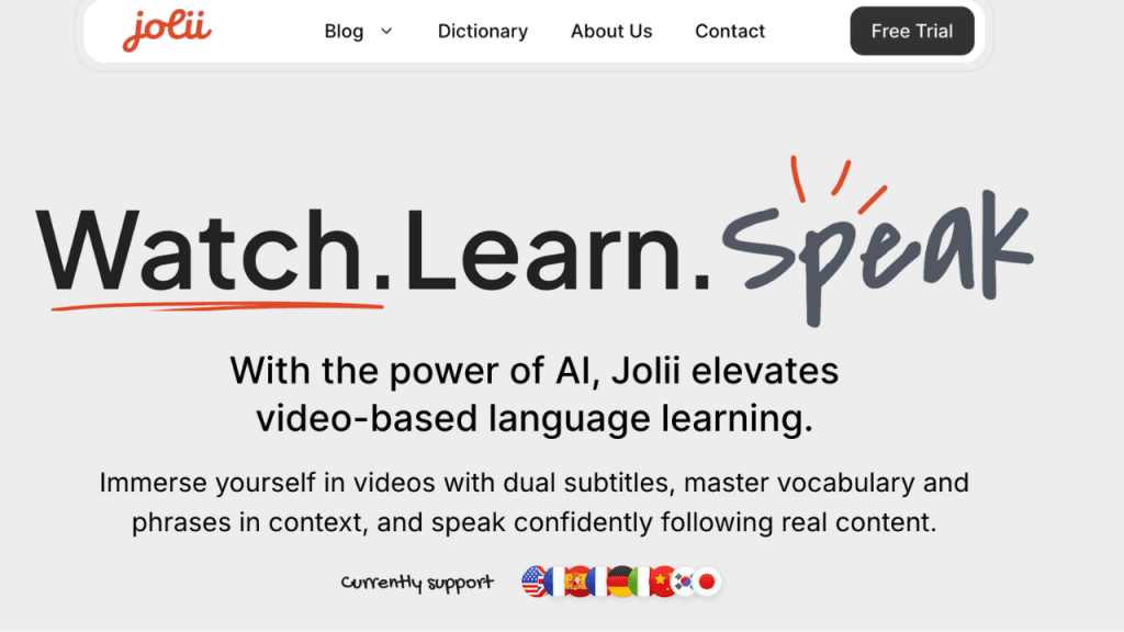 Use Jolii to learn German fast