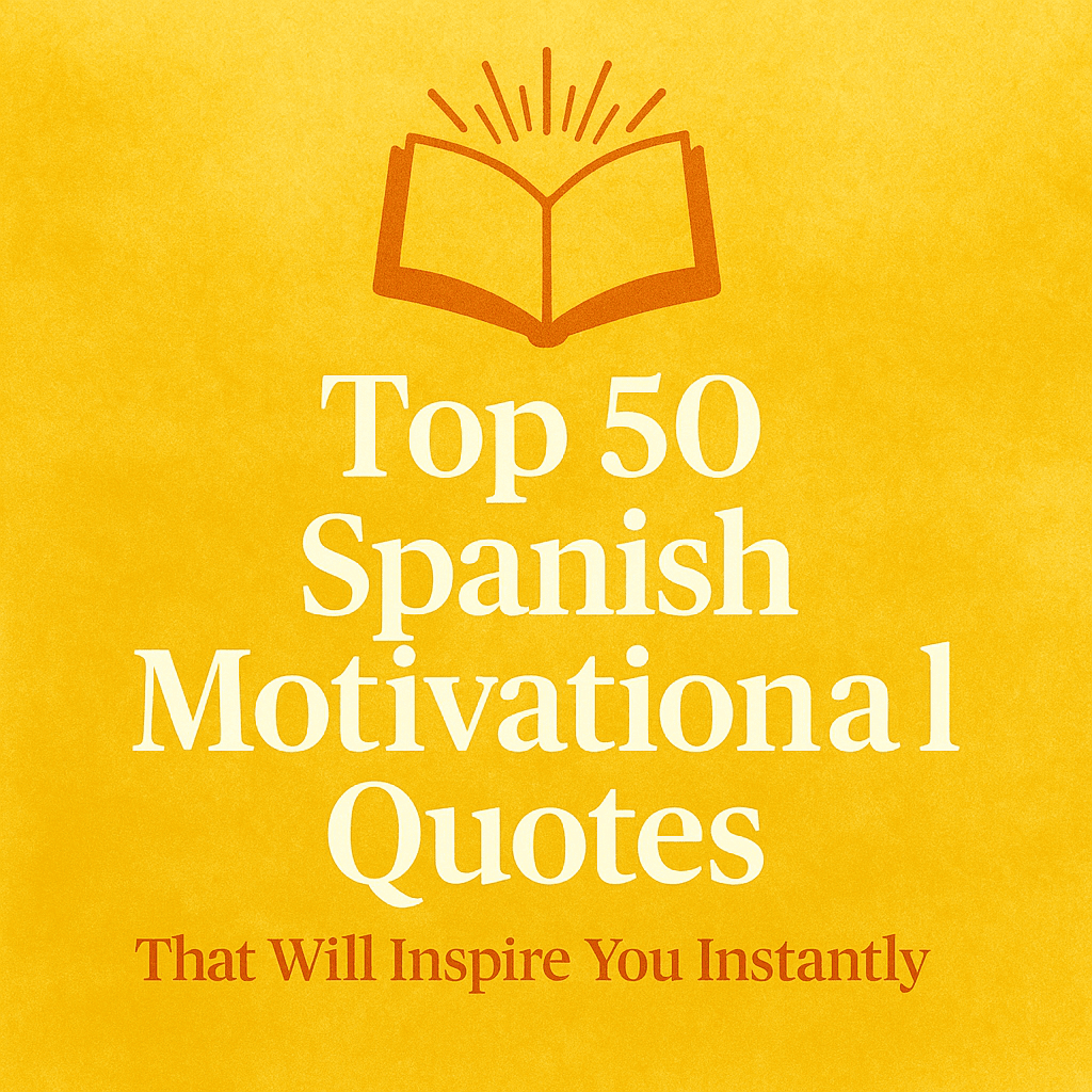 Top 50 Motivational Quotes in Spanish Language (With Audios)