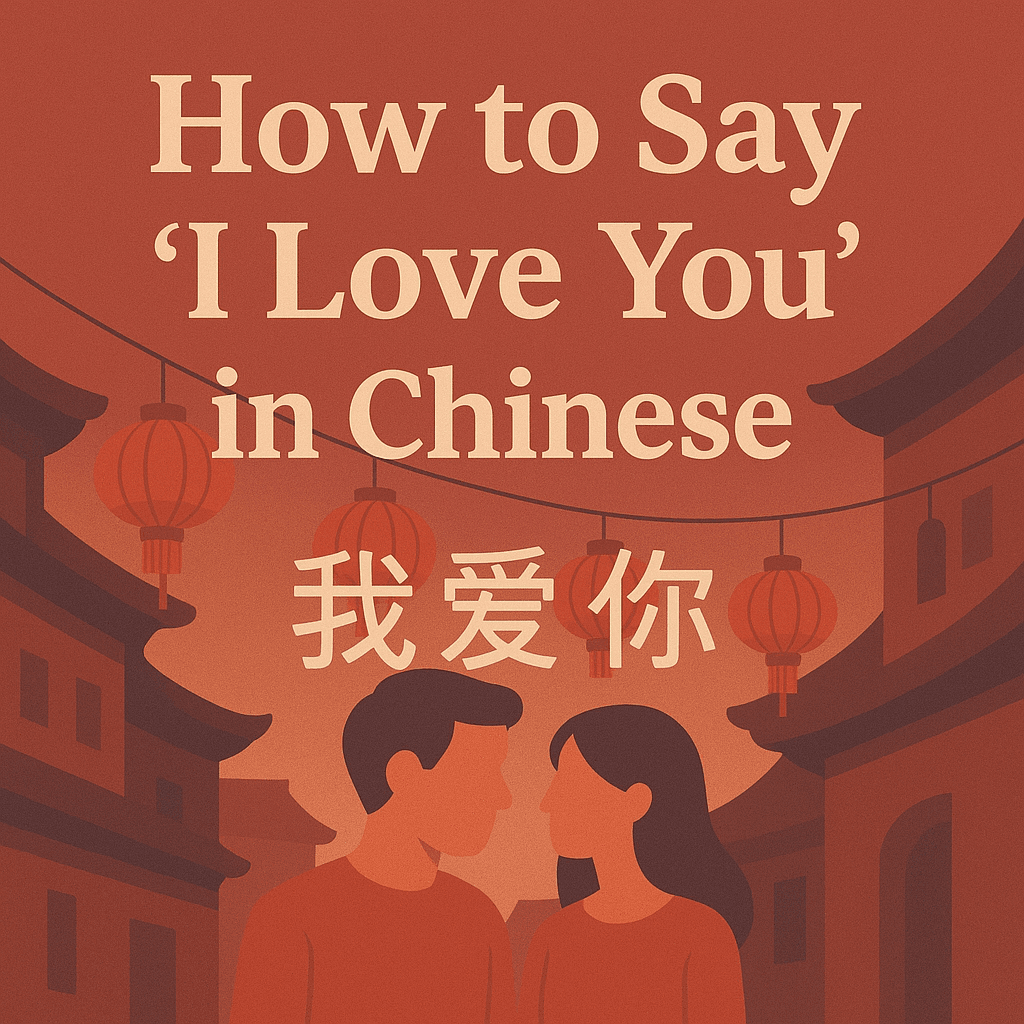 How to Say ‘I Love You’ in Chinese: Pronunciation + Cultural Notes