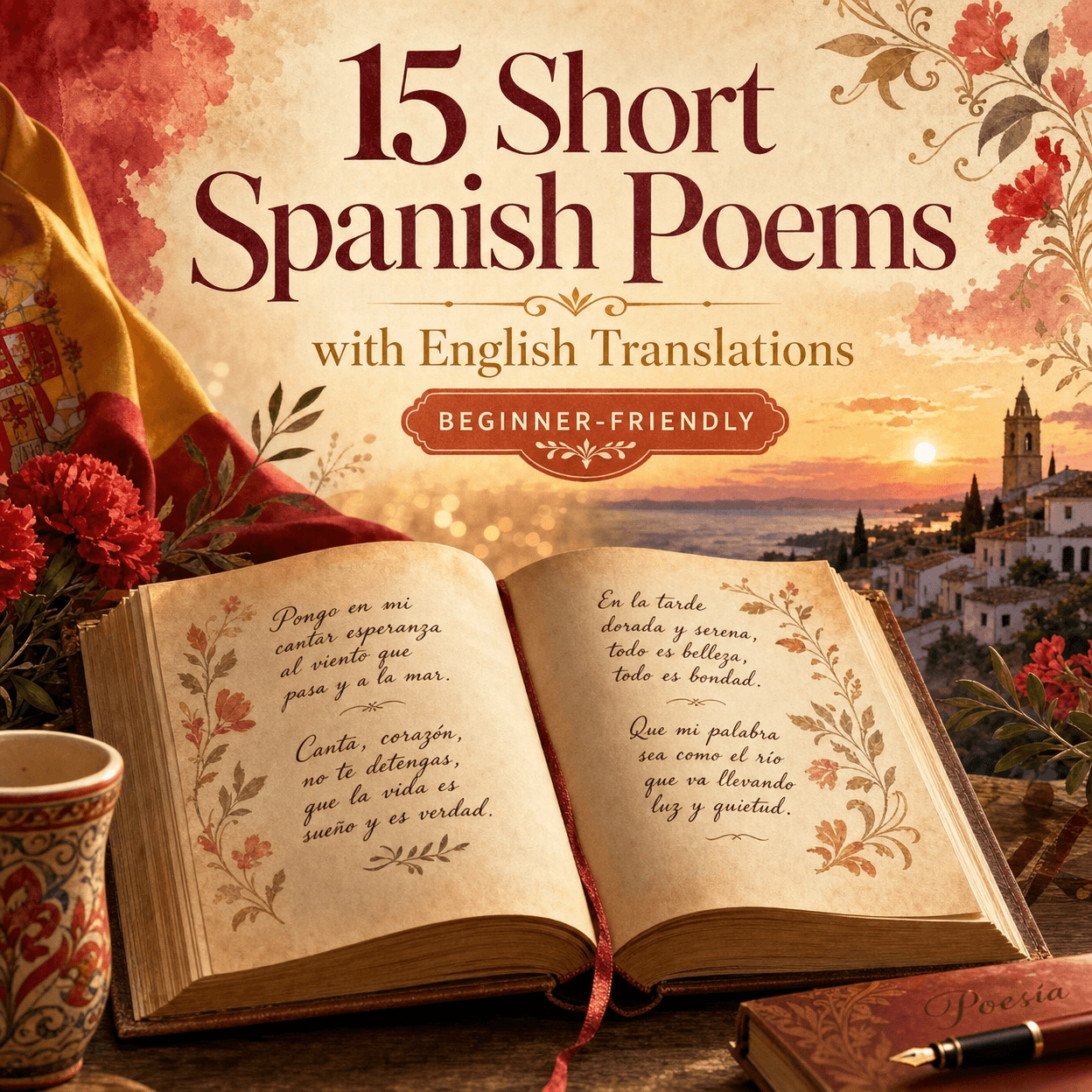 15 Short Spanish Poems with English Translations (Beginner-Friendly)