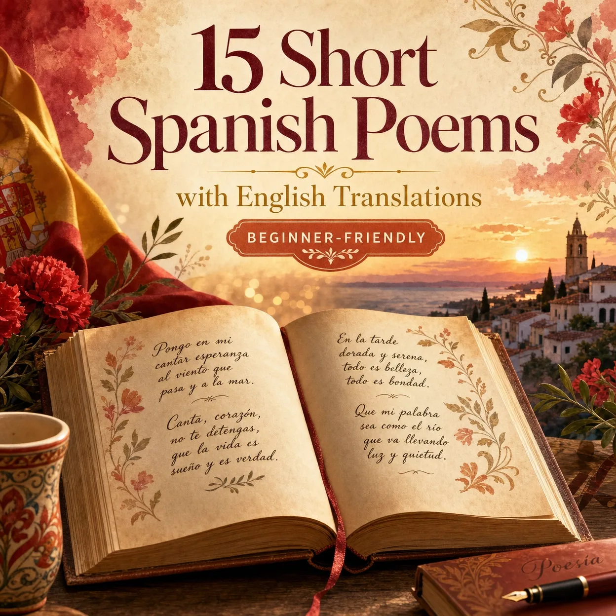 15 Short Spanish Poems with English Translations (Beginner-Friendly)