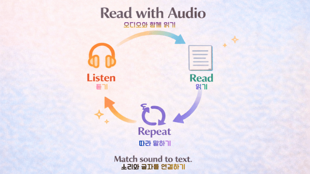 Korean reading skill practice