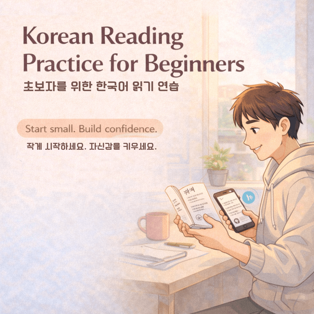 Korean Reading Practice Made Easy for Beginners