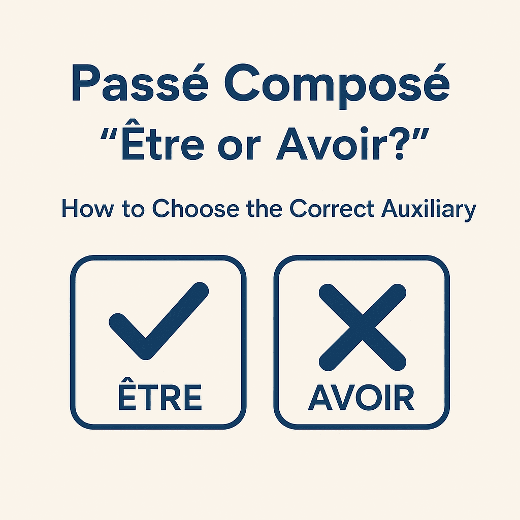 Passé Composé: Être or Avoir? How to Choose the Correct Auxiliary