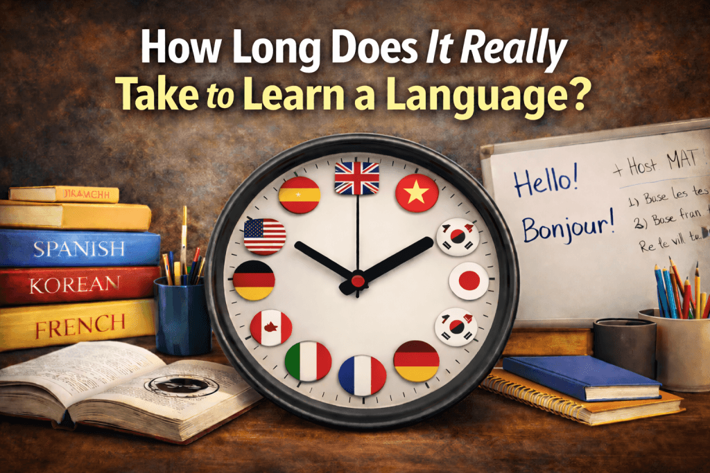 How long does it really take to learn a languages