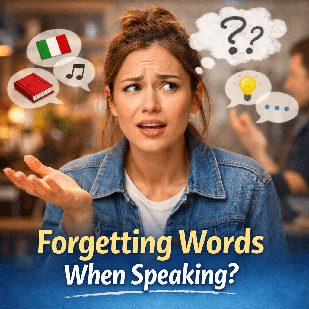 What to Do If You Forget Words When Speaking