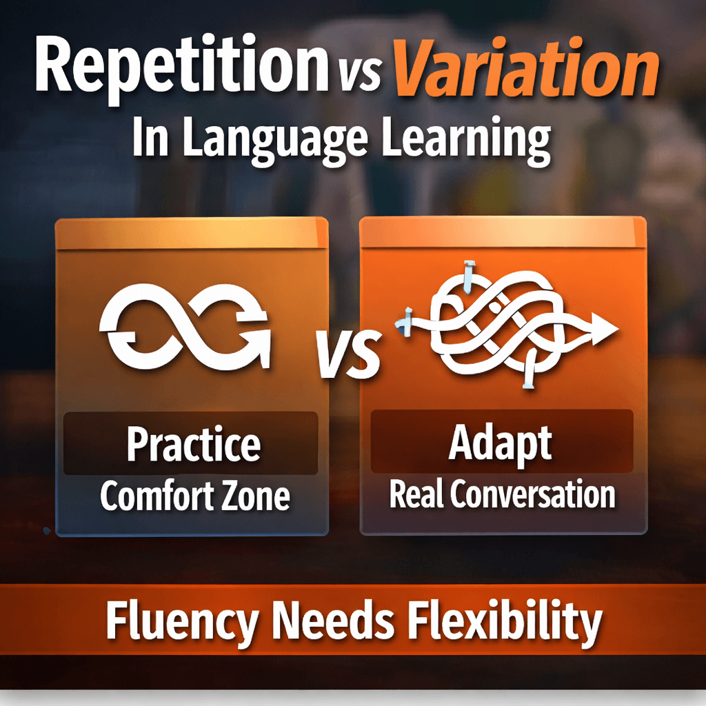 Why Repetition Alone Doesn’t Build Fluency (But Variation Does)
