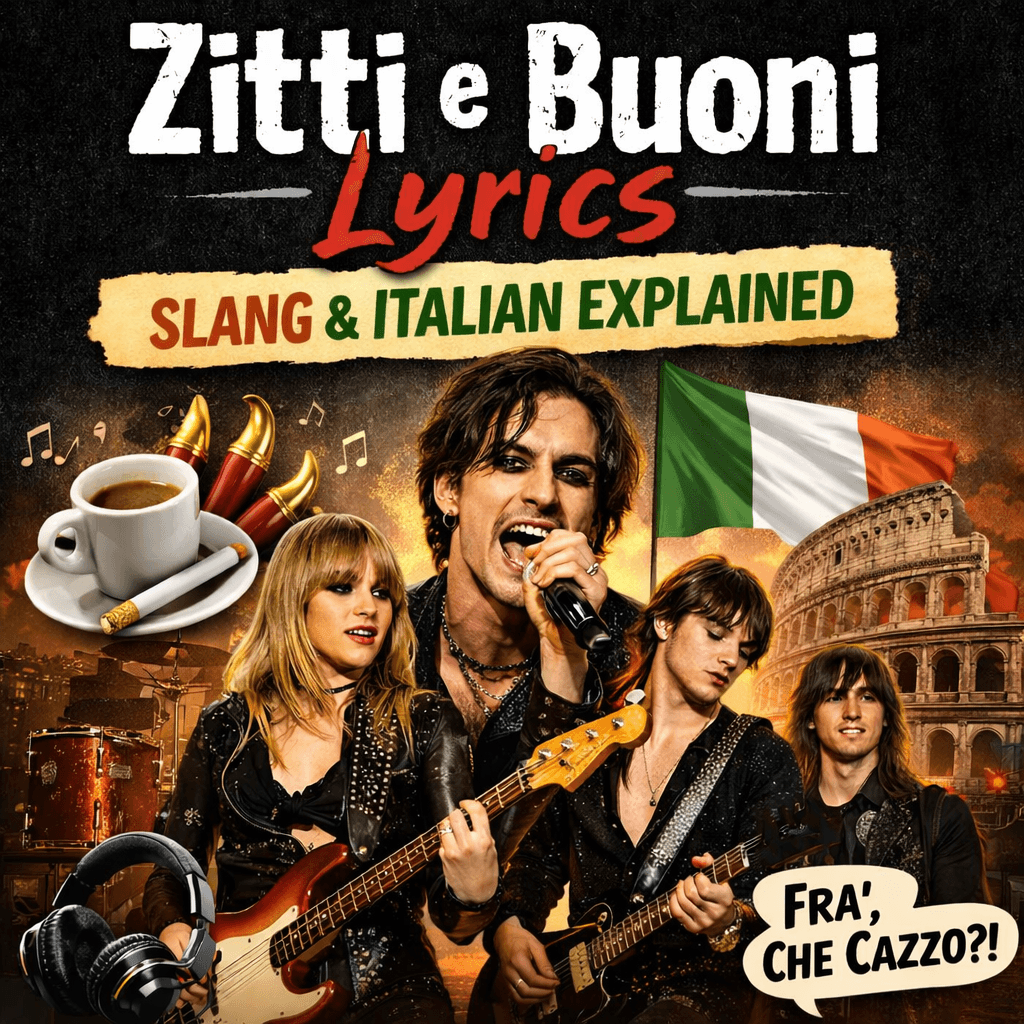 Zitti e Buoni Lyrics Meaning, Slang & Italian Vocabulary Explained