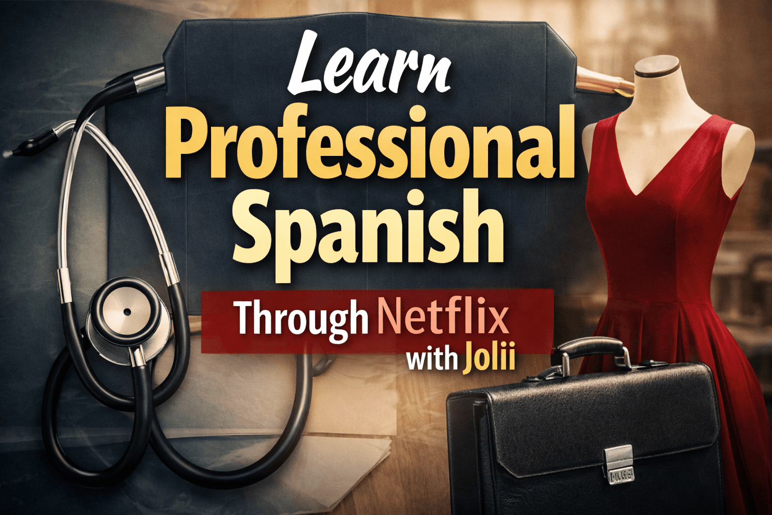 learn Professional spanish through Netflix with Jolii