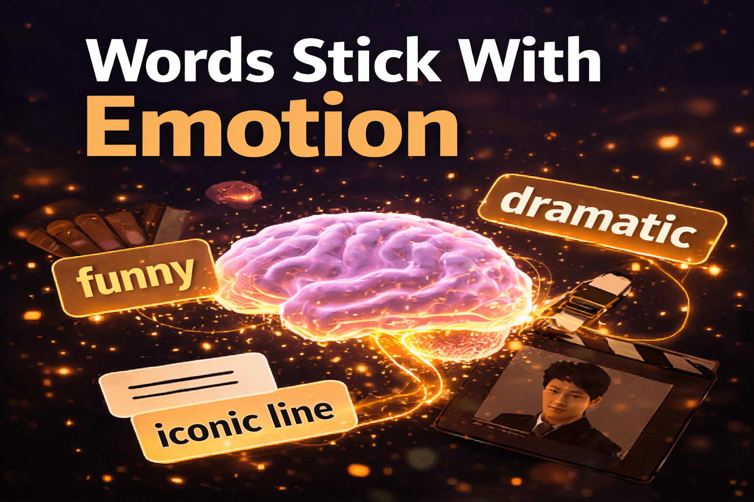 words stick with emotion
