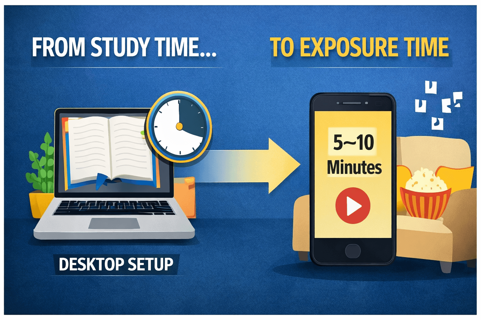 From study time to exposure time
