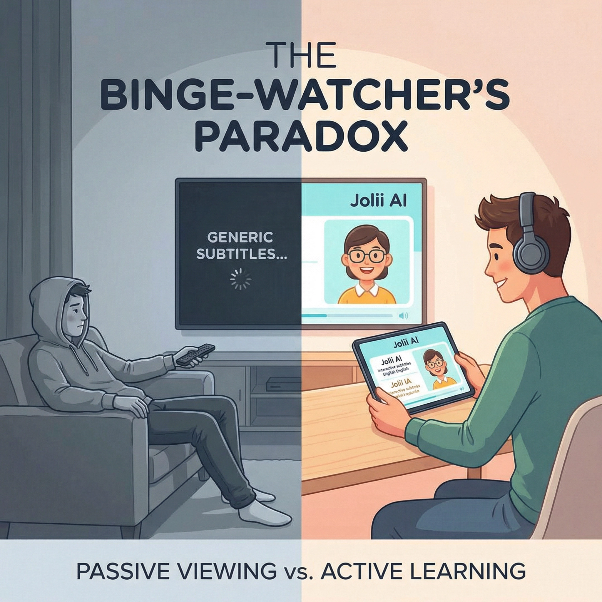 Why Does Watching Netflix Not Improve My Speaking Skills? The “Binge-Watcher’s Paradox”