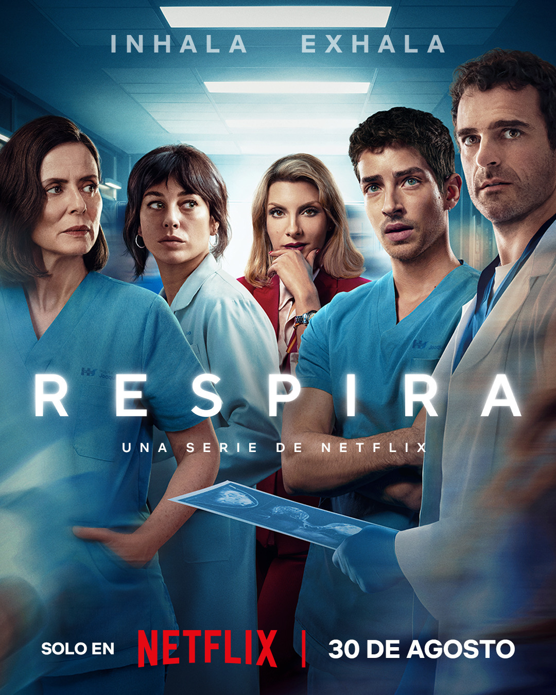 Respira (Breathless), a Spanish medical drama on Netflix.