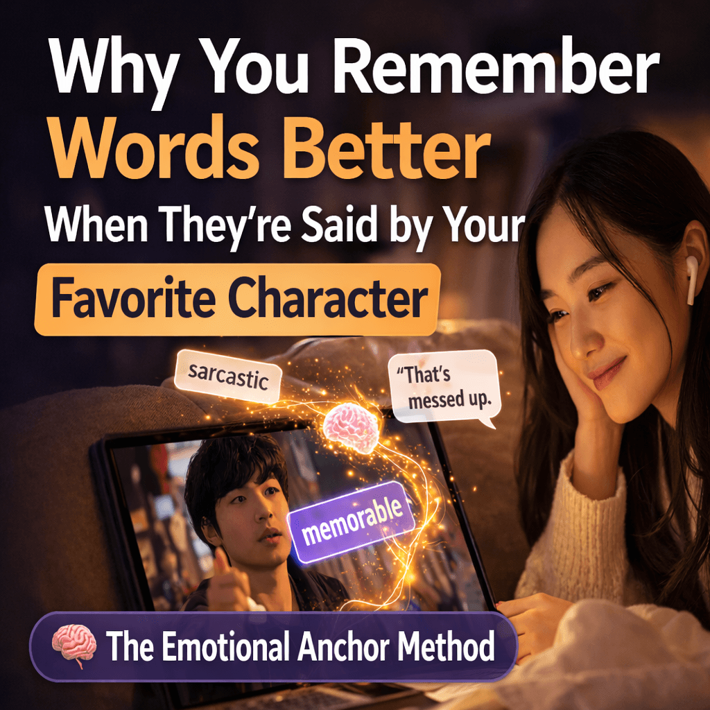 The “Emotional Anchor” Method: Why You Remember Words Better When They’re Said by Your Favorite Character