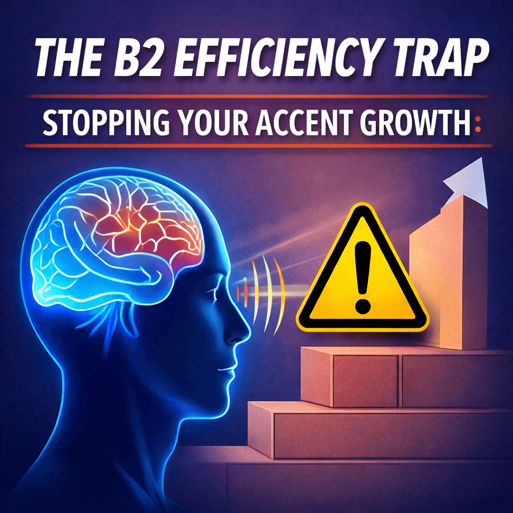 Why Your Speaking Stops Improving at B2 (And How to Fix It)