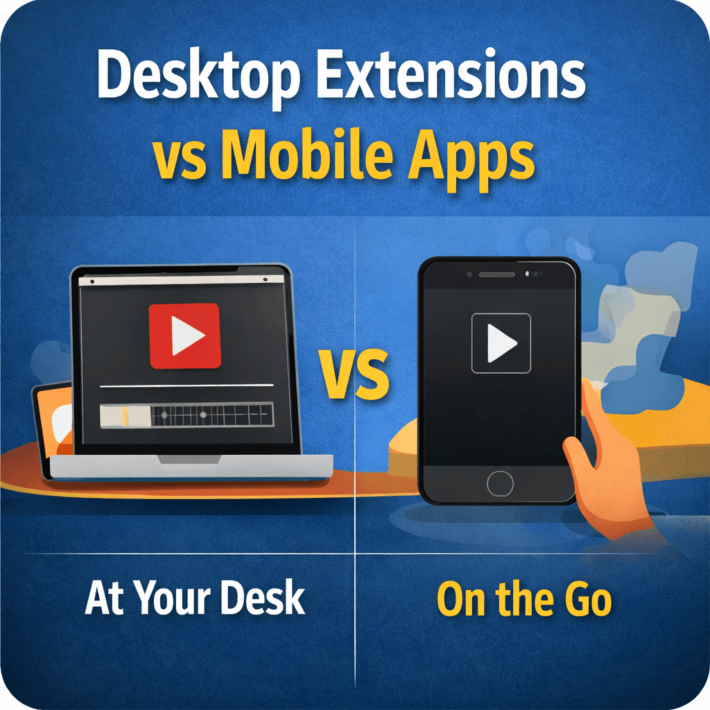 Why Browser Extensions Fail Where Apps Succeed: The Mobile-First Netflix Learning Revolution