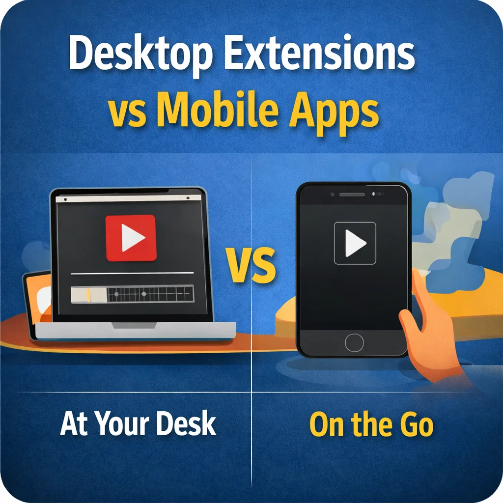 Why Browser Extensions Fail Where Apps Succeed: The Mobile-First Netflix Learning Revolution