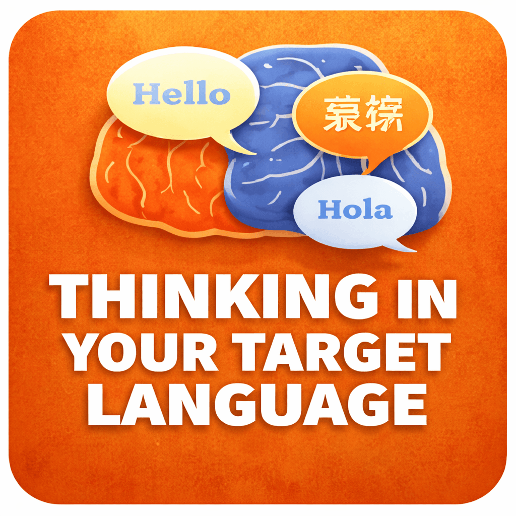 How to Think in Your Target Language (Step by Step)