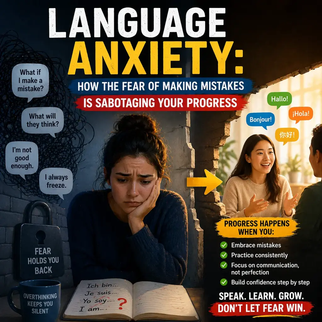 Language Anxiety: How the Fear of Making Mistakes is Sabotaging Your Progress