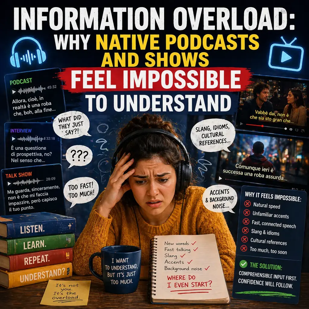 Information Overload: Why Native Podcasts and Shows Feel Impossible to Understand