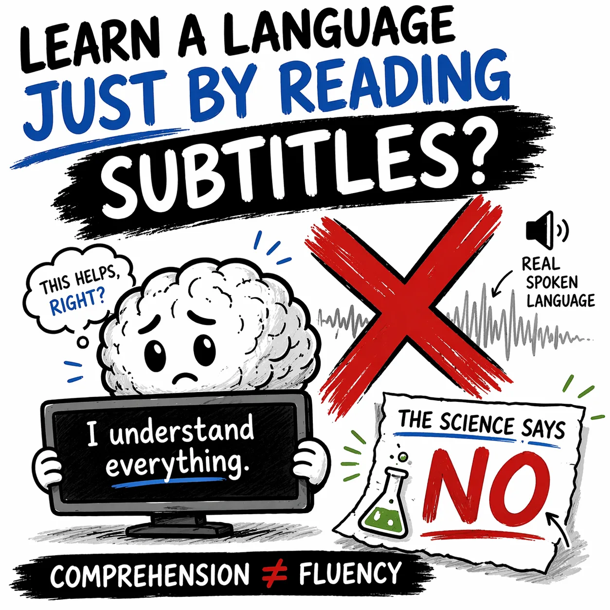 Can You Actually Learn a Language Just by Reading Subtitles? The Science Says No
